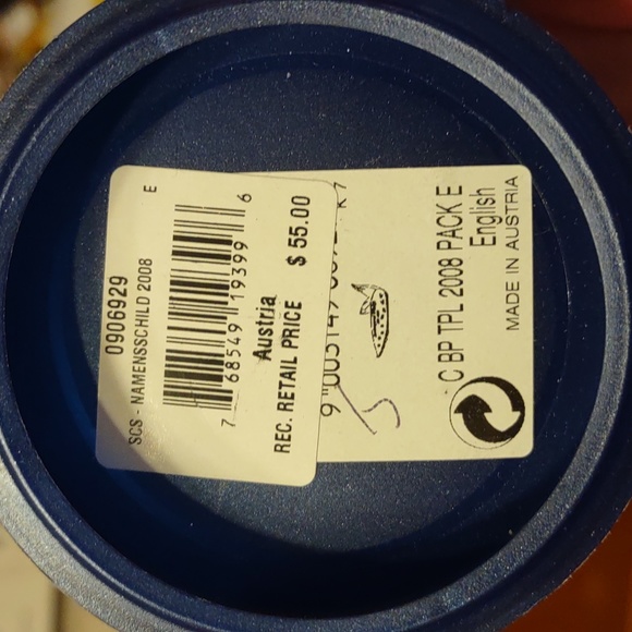 Swarovski Silver Crystal "Namensschild 2008. Figurine. 100% Authentic. - Picture 9 of 10